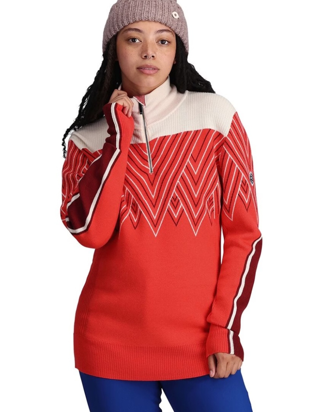 Kari Traa Voss Knit Half-Zip Sweater